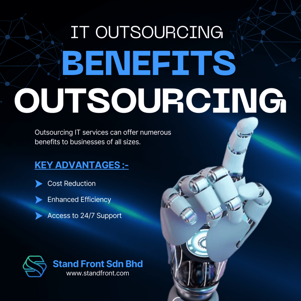 The benefit of outsourcing IT department